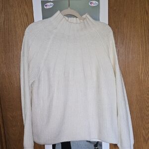 Nine West Cream Knit Sweater